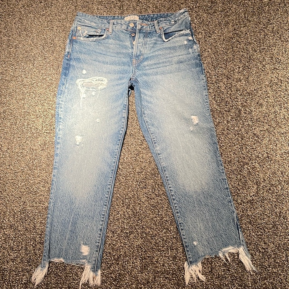 Free People Jeans Free People Maggie Mid Rise Straight Leg Jeans
